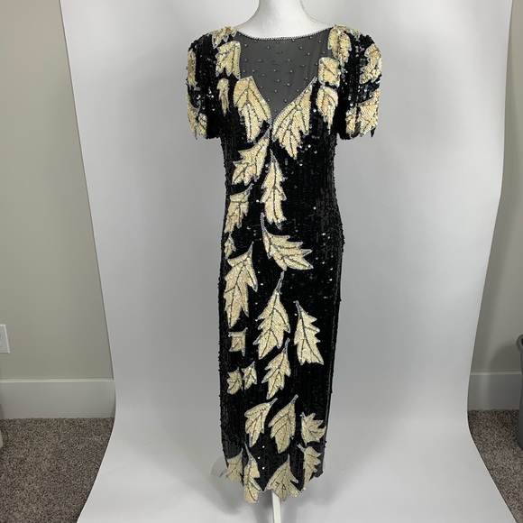 floor length gatsby dress